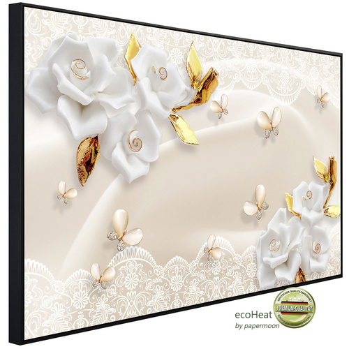 Bild von papermoon Infrarotheizung »EcoHeat - Muster mit Blumen«, Matt-Effekt - bunt
