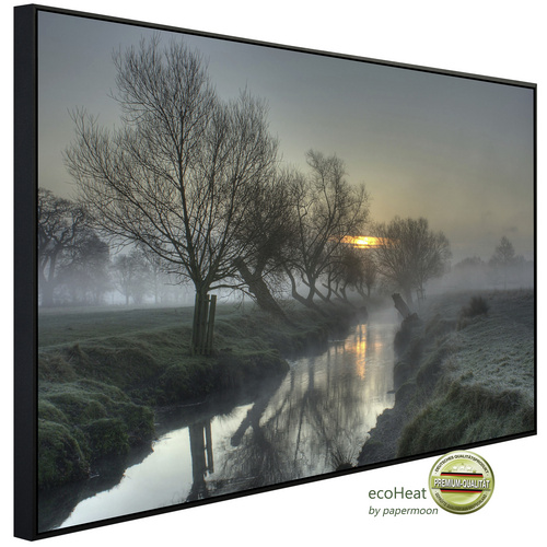 Bild von papermoon Infrarotheizung »EcoHeat - Nebel Landschaft«, Matt-Effekt - bunt