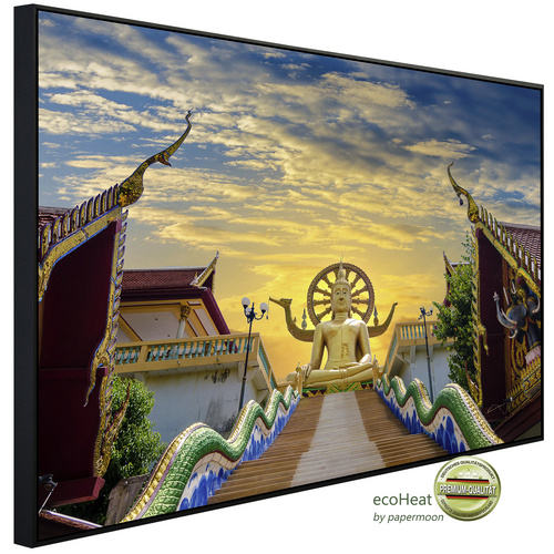 Bild von papermoon Infrarotheizung »EcoHeat - Buddah palast«, Matt-Effekt - bunt