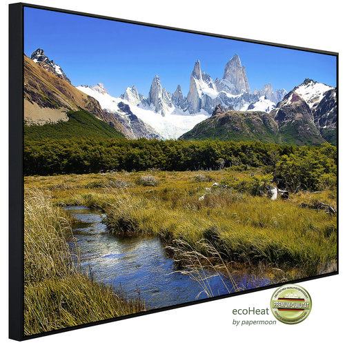 Bild von papermoon Infrarotheizung »EcoHeat - Berge in Patagonien«, Matt-Effekt - bunt