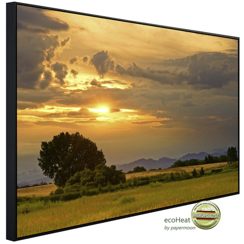 Bild von papermoon Infrarotheizung »EcoHeat - Sonnenuntergangslandschaft«, Matt-Effekt - bunt