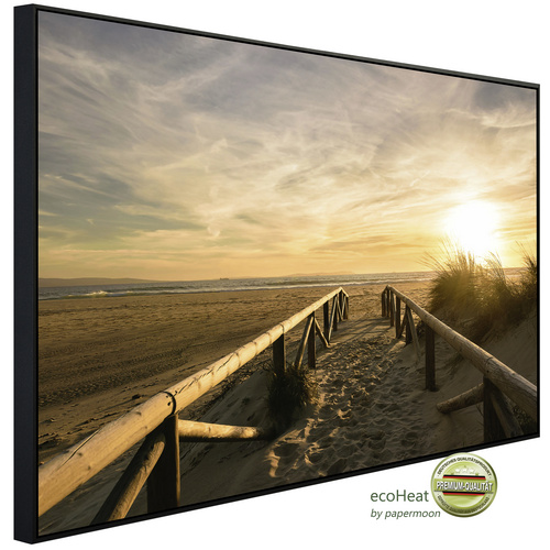 Bild von papermoon Infrarotheizung »EcoHeat - Sonnenuntergangsdünen«, Matt-Effekt - bunt