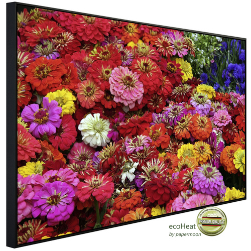 Bild von papermoon Infrarotheizung »EcoHeat - Blumenmeer«, Matt-Effekt - bunt