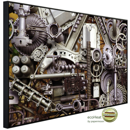 Bild von papermoon Infrarotheizung »EcoHeat - Maschinenteile«, Matt-Effekt - bunt