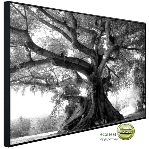 Bild von papermoon Infrarotheizung »EcoHeat - Baum Schwarz + Weiss«, Matt-Effekt - bunt