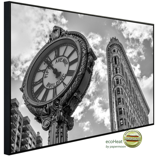 Bild von papermoon Infrarotheizung »EcoHeat - New York Schwarz + Weiss«, Matt-Effekt - bunt