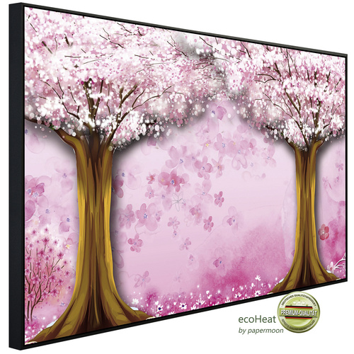 Bild von papermoon Infrarotheizung »EcoHeat - Baum mit Schmetterling«, Matt-Effekt - bunt