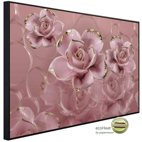 Bild von papermoon Infrarotheizung »EcoHeat - Muster mit Blumen«, Matt-Effekt - bunt