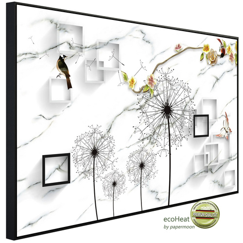 Bild von papermoon Infrarotheizung »EcoHeat - Muster mit Pusteblume«, Matt-Effekt - bunt