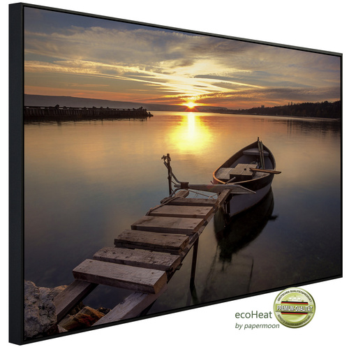 Bild von papermoon Infrarotheizung »EcoHeat - boot in Wasser«, Matt-Effekt - bunt