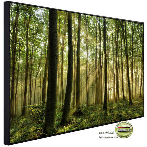 Bild von papermoon Infrarotheizung »EcoHeat - Palmenstrand«, Matt-Effekt - bunt