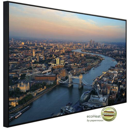 Bild von papermoon Infrarotheizung »EcoHeat - Skyline von London«, Matt-Effekt - bunt