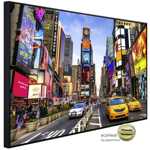 Bild von papermoon Infrarotheizung »EcoHeat - Times Square«, Matt-Effekt - bunt