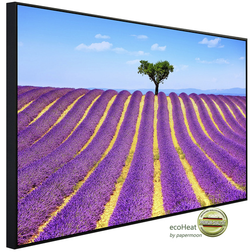 Bild von papermoon Infrarotheizung »EcoHeat - Lavendel in der Provence«, Matt-Effekt - bunt