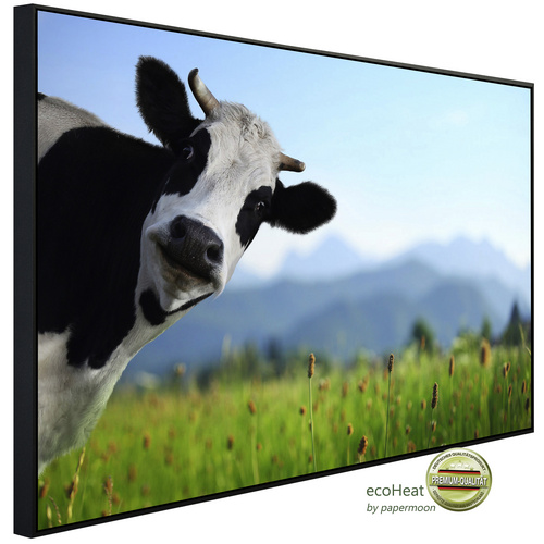 Bild von papermoon Infrarotheizung »EcoHeat - Lustige Kuh«, Matt-Effekt - bunt