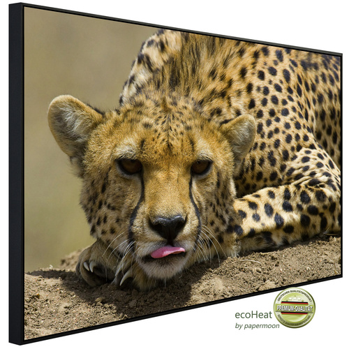 Bild von papermoon Infrarotheizung »EcoHeat - Gepard«, Matt-Effekt - bunt