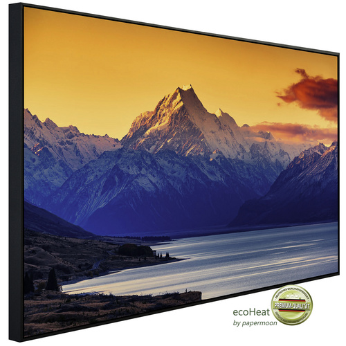 Bild von papermoon Infrarotheizung »EcoHeat - See am Berg«, Matt-Effekt - bunt