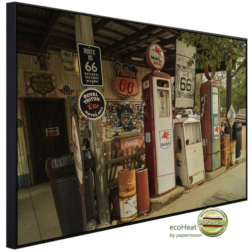 Bild von papermoon Infrarotheizung »EcoHeat - Route 66«, Matt-Effekt - bunt