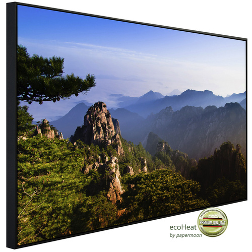 Bild von papermoon Infrarotheizung »EcoHeat - Berg Huangshan«, Matt-Effekt - bunt