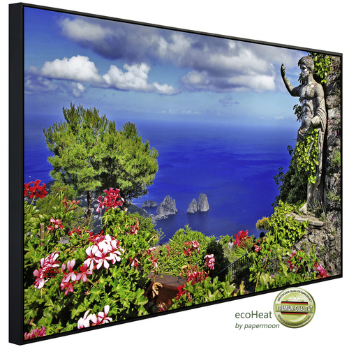 Bild von papermoon Infrarotheizung »EcoHeat - Capri Island View«, Matt-Effekt - bunt