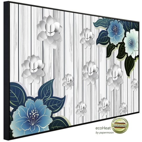 Bild von papermoon Infrarotheizung »EcoHeat - Muster mit Blumen«, Matt-Effekt - bunt