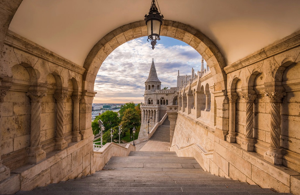 Bild von Papermoon Fototapete "Fischerbastei Budapest Ungarn"