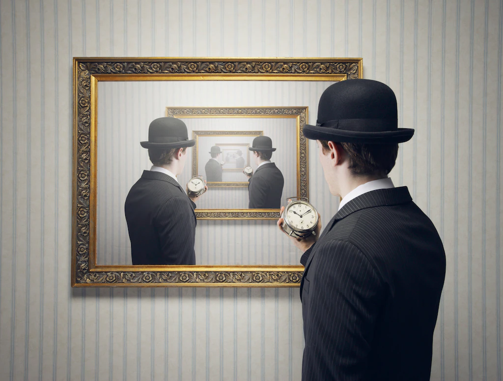 Bild von Papermoon Fototapete "ZEIT-KONZEPT-KUNST SURREAL FANTASIE ABSTRAKT DESIGN"