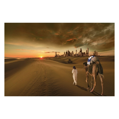 Bild von Entdecken Sie die Papermoon Fototapete KUWAIT-STADT-WÜSTE