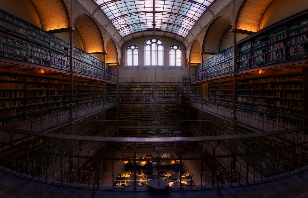 Bild von Papermoon Fototapete "Photo-Art JESUS M GARCIA, RIJKSMUSEUM-BIBLIOTHEK"