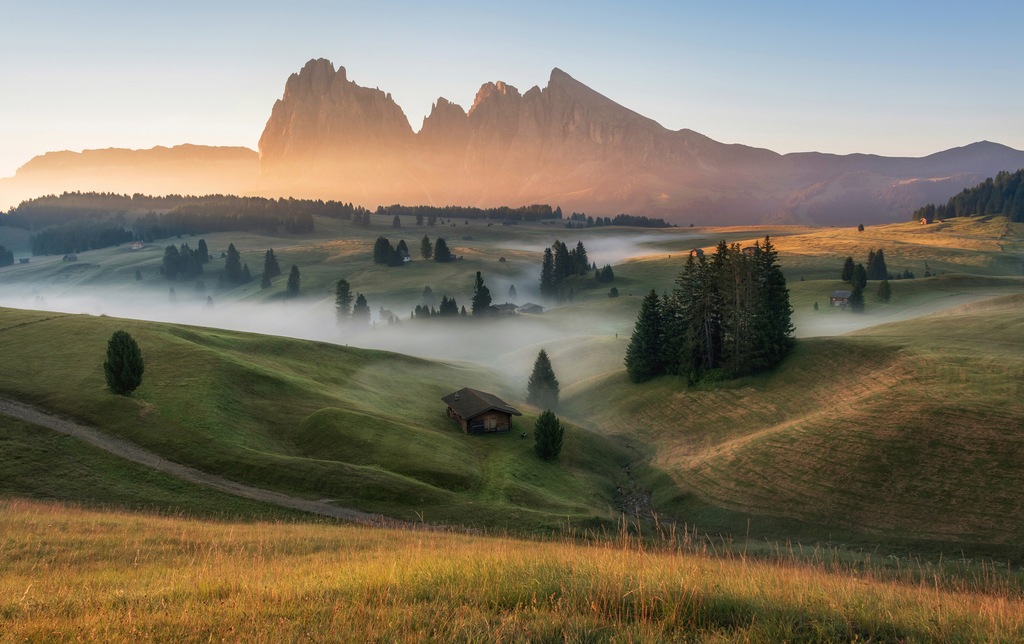 Bild von Papermoon Fototapete "Photo-Art ALES KRIVEC, ALPE DI SEISI"