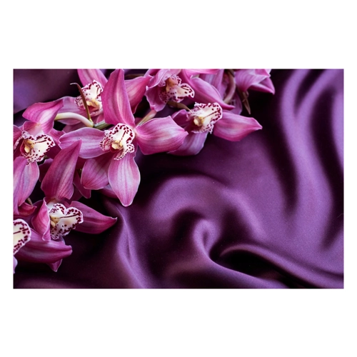 Bild von Papermoon Fototapete "ORCHIDEEN-SEIDE ART DESIGN ABSTRAKT MUSTER DECOR KUNST"