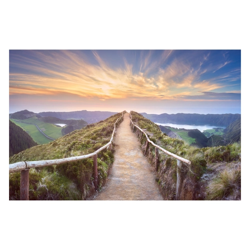 Bild von Papermoon Fototapete "LANDSCHAFT-NATUR GEBIRGE BERGE ALPEN WOLKEN HIMMEL XXL"