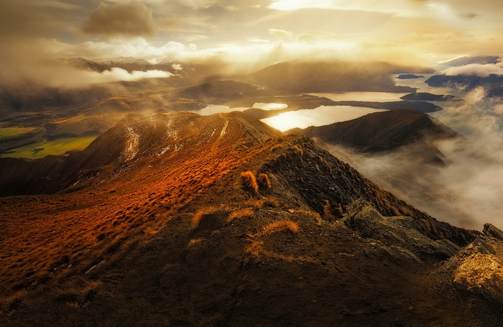 Bild von Papermoon Fototapete »Photo-Art YAN ZHANG, ROY'S PEAK«