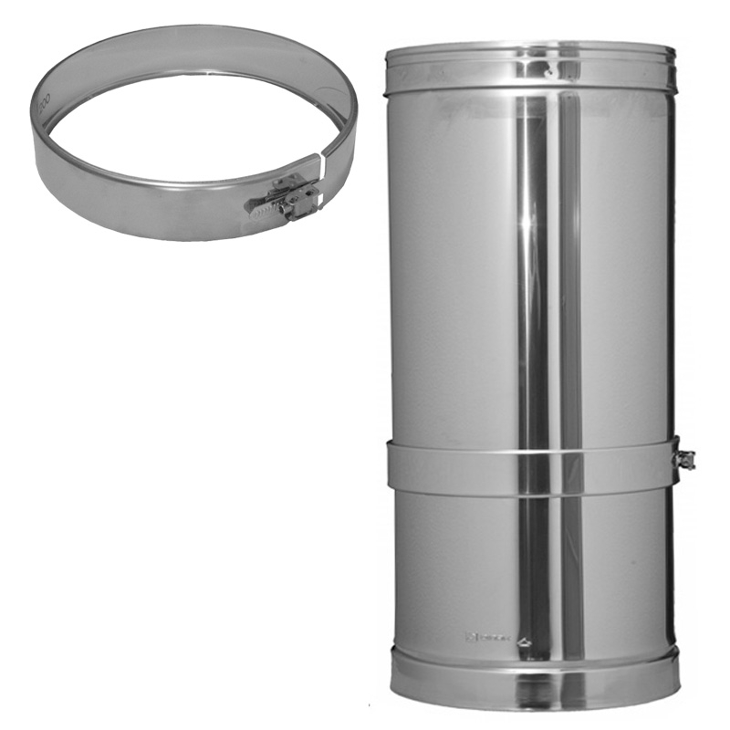 Bild von 023/DN180 DW Schiebeelement 350 mm - 530 mm Dinak inkl. Klemmband