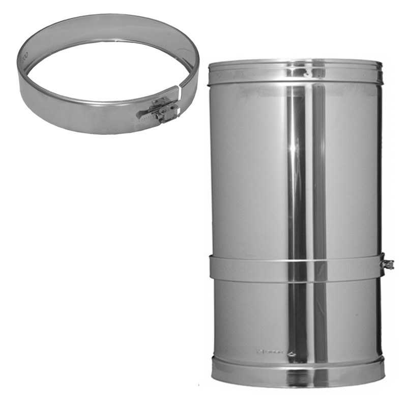 Bild von 235/DN200 DW6 Schiebeelement 250mm - 380mm Dinak inkl. Klemmband