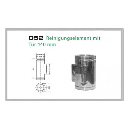 Bild von Zusätzliche Reinigungöffnung für Schornsteinsets 200mm DW