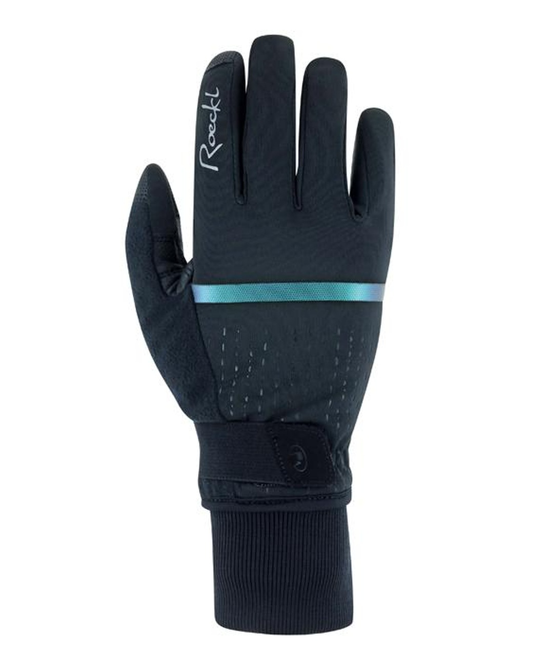 Bild von Roeckl Watou Damen Winter Fahrrad Handschuhe lang schwarz/grün 2023 6.5