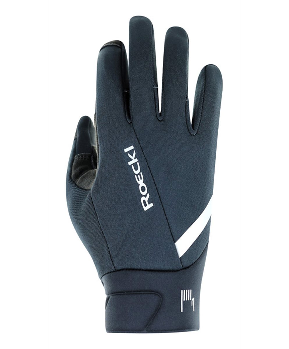 Bild von Roeckl Rovato Winter Fahrrad Handschuhe lang schwarz/silberfarben 2025 8.5