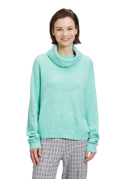 Bild von Betty&Co Strickpullover Betty & Co Strickpullover mit überschnittenen Ärmeln (1-tlg) Rippbündchen