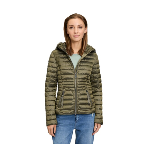 Bild von Cartoon Steppjacke mit abnehmbarer Kapuze – Stil trifft Funktionalität