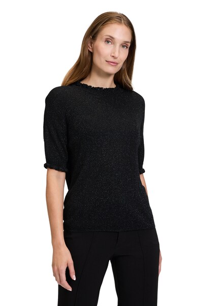 Bild von Cartoon Strickpullover Cartoon Strickpullover mit Rüschen (1-tlg) Struktur
