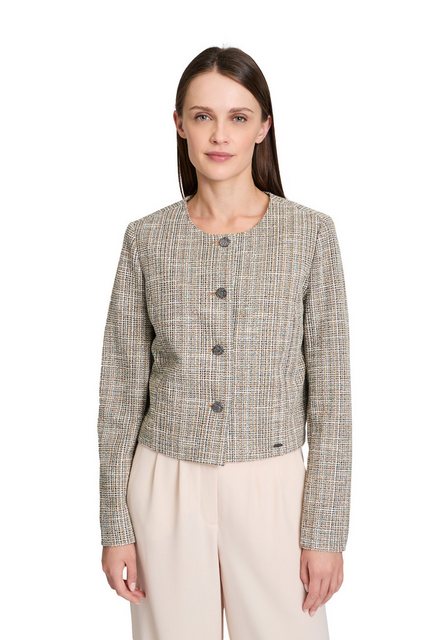 Bild von Betty&Co Kurzblazer »Betty & Co Blazer-Jacke mit Taschen«, Kragen