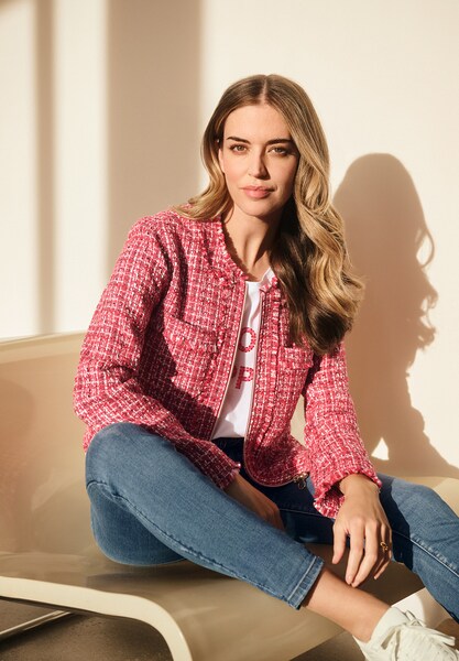 Bild von Betty Barclay Jackenblazer »Betty Barclay Blazer-Jacke mit Fransen«, Material
