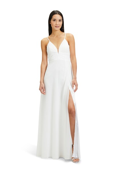 Bild von Vera Mont Chiffonkleid »Vera Mont Chiffonkleid mit V-Ausschnitt«, Falten
