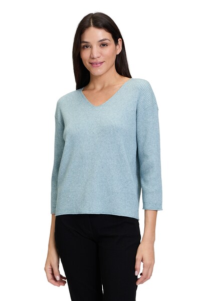 Bild von Betty Barclay Strickpullover Betty Barclay Feinstrickpullover mit V-Ausschnitt (1-tlg) Struktur