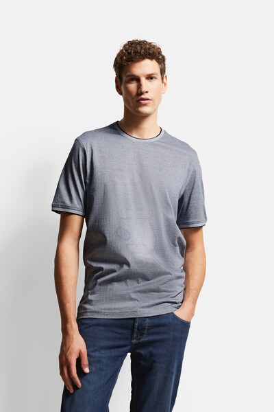Bild von T-Shirt aus reiner Baumwolle in marine