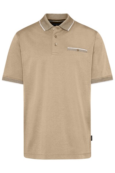 Bild von bugatti Poloshirt, mit Kontraststreifen