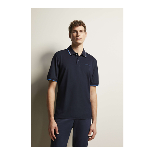 Bild von Stylisches bugatti Herren Polo mit Kontraststreifen