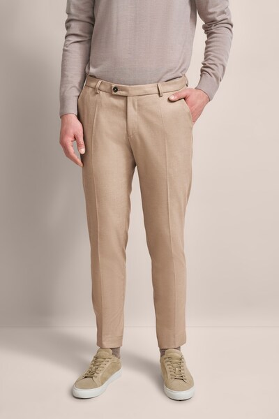 Bild von Freizeithose mit moderner Form in beige