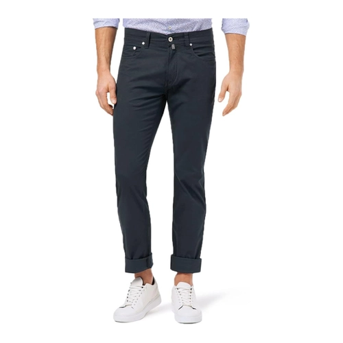 Bild von Pierre Cardin Herren Lyon Tapered 5-Pocket Hose - Sommergabardine in leicht Navy